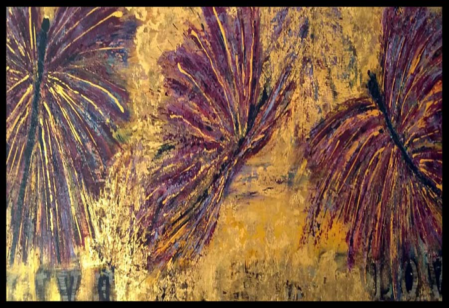 older man having his hair blow dried